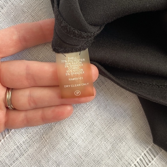 Tommy Hilfiger little black dress with long sleeves lace sleeves. - Picture 5 of 16